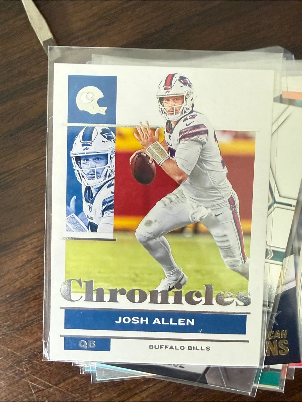 Chronicles Sports Trading Card - White/Blue Josh Allen